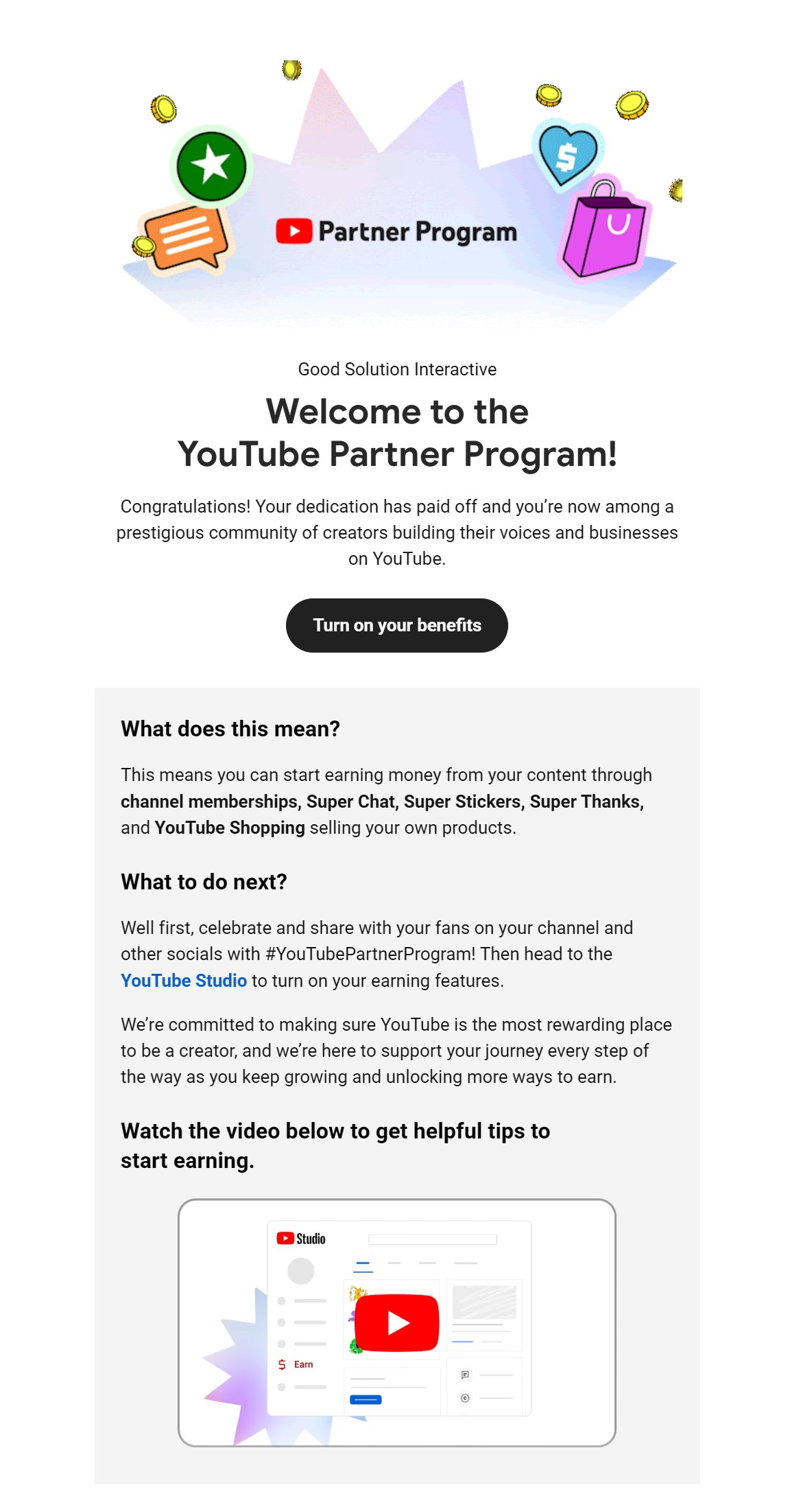 Good Solution Interactive video still