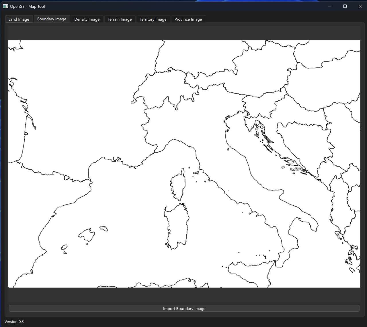 OpenGS Map Tool screenshot